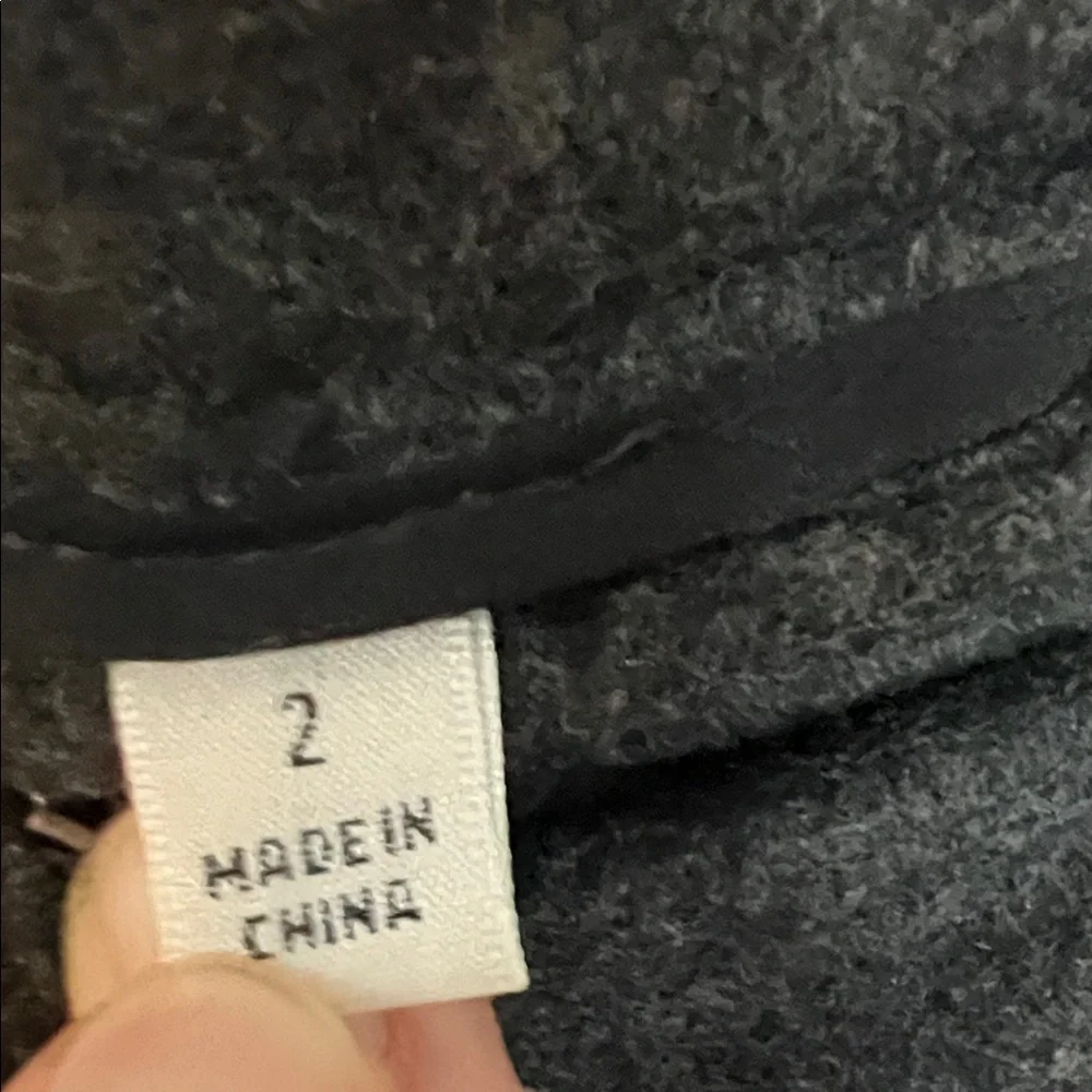 Wilfred Charcoal Zippered Trousers - Picture 3 of 4